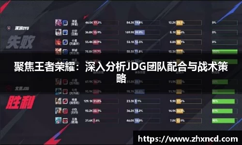 聚焦王者荣耀：深入分析JDG团队配合与战术策略